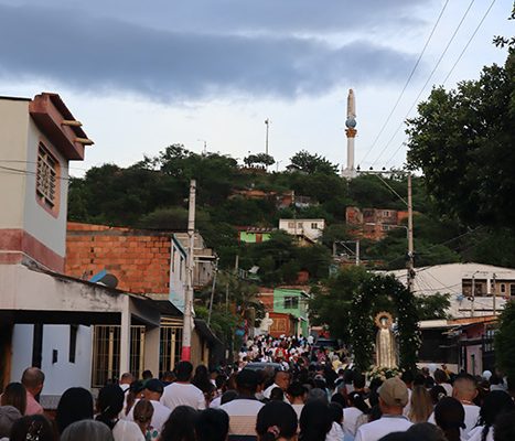 2000 cucuteños se dieron cita para venerar la imagen de Nuestra Señora de Fátima